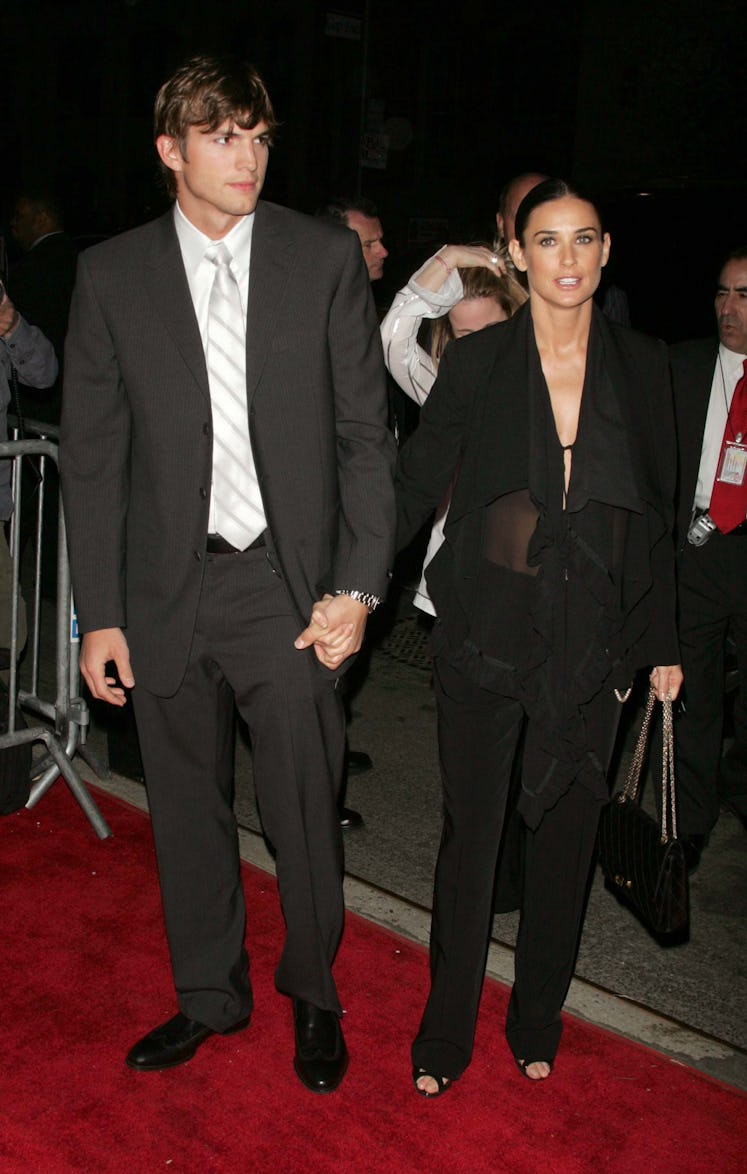 Ashton Kutcher and Demi Moore during A Lot Like Love New York City Premiere