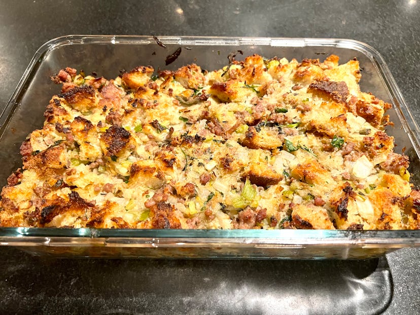 The Thanksgiving dish that matches Scorpio's vibe is stuffing.