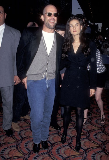 Bruce Willis and actress Demi Moore attend the "Die Hard: With a Vengeance" New York City Premiere