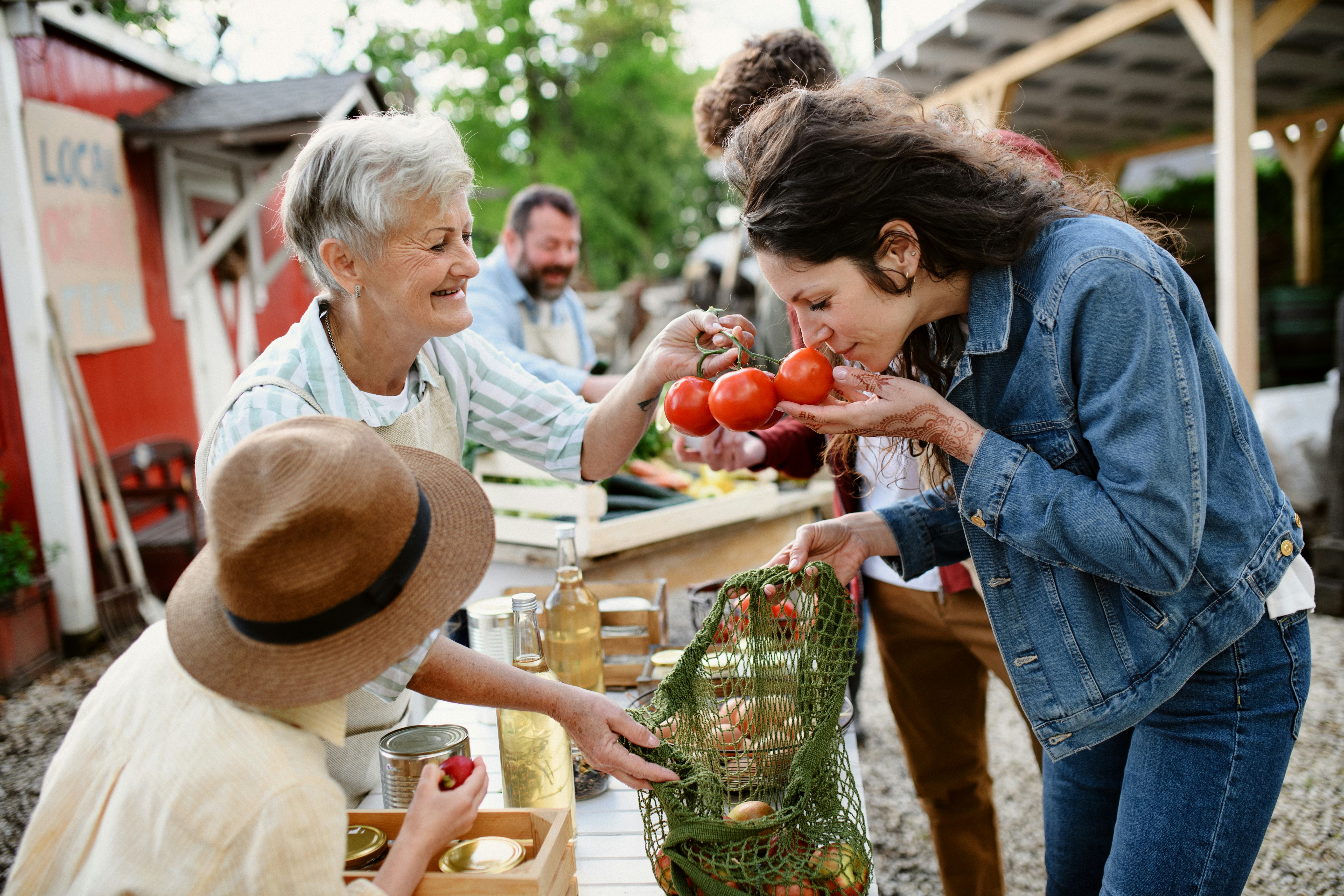 Pisces gets emotional at a farmers market.
