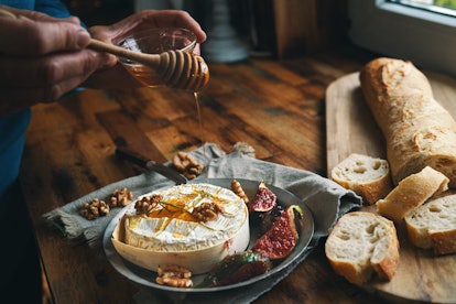 Baked Camembert Cheese with Fresh Figs
