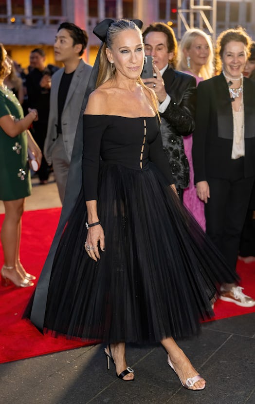 Actress Sarah Jessica Parker is seen arriving to the New York City Ballet's 2023 Fall Gala celebrati...