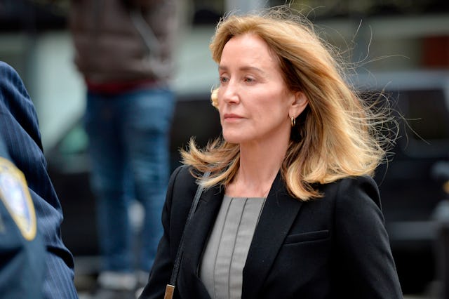Actor Felicity Huffman is escorted by Police into court where she is expected to plead guilty to one...