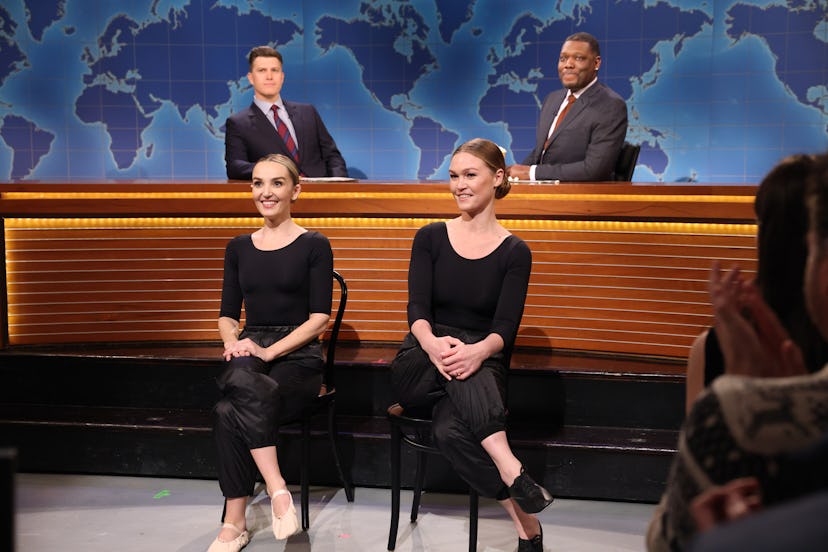 Julia Stiles had a ‘Saturday Night Live’ cameo that spoofed her 2001 movie ‘Save the Last Dance.’ (P…