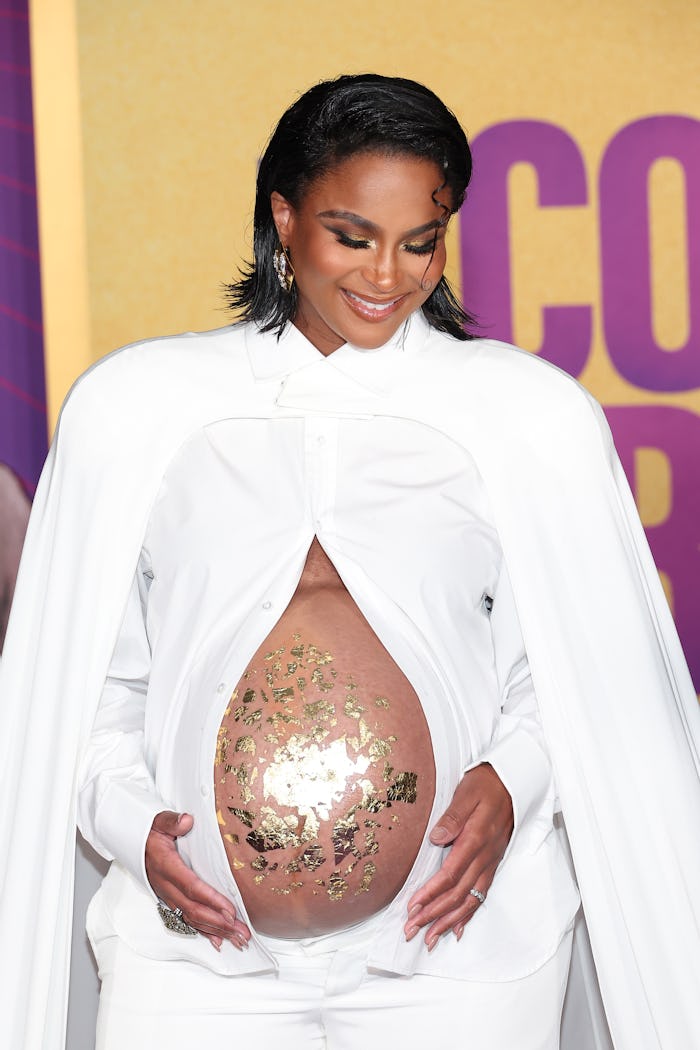 LOS ANGELES, CALIFORNIA - DECEMBER 06: Ciara attends the World Premiere of Warner Bros.' "The Color ...