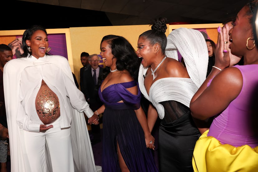 Ciara, H.E.R. and Taraji P. Henson at the premiere of 'The Color Purple.' Photo via Getty Images