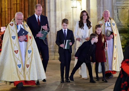 Prince William, Prince of Wales, Prince George of Wales, Prince Louis of Wales, Catherine, Princess ...