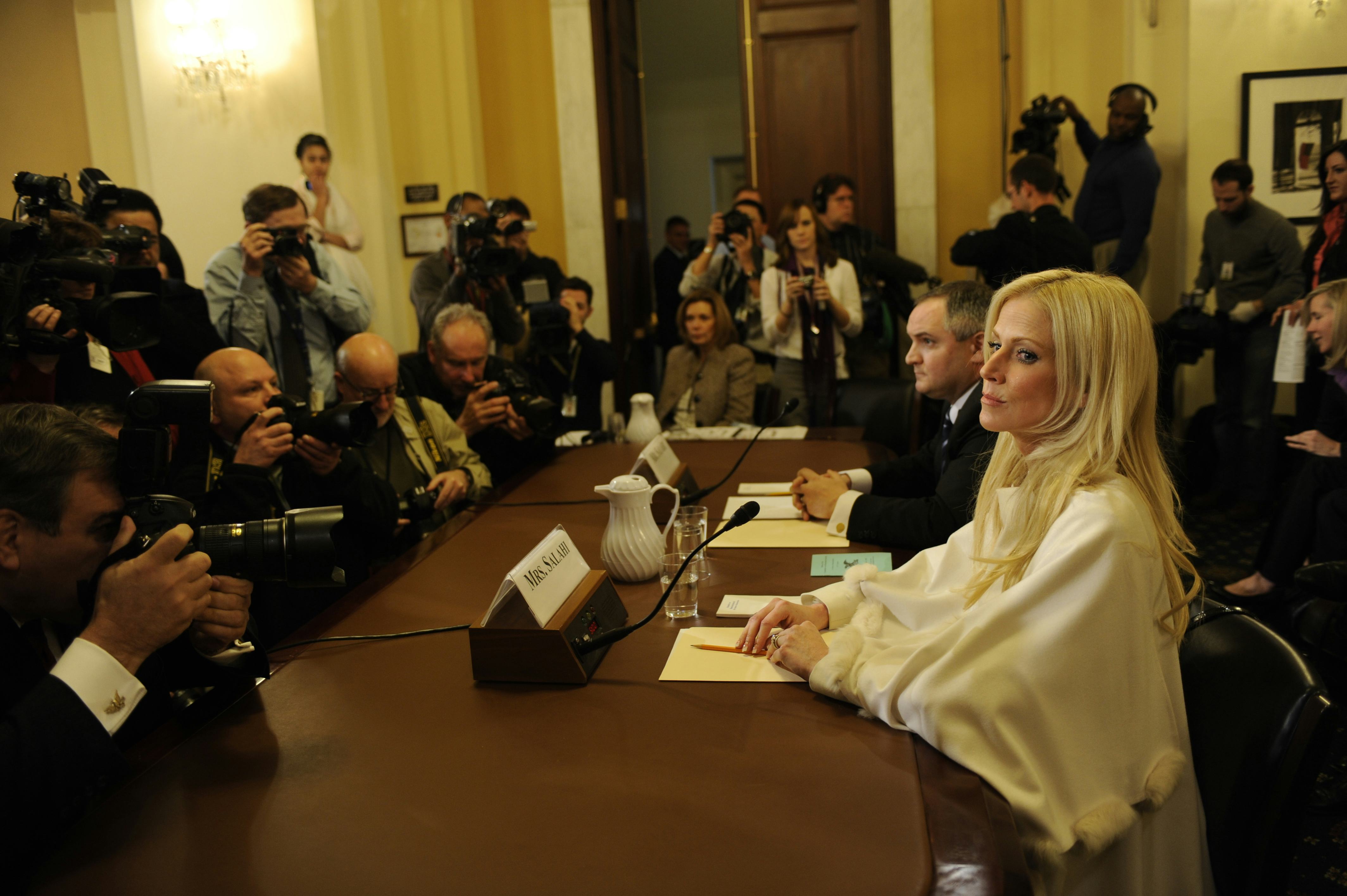 Tareq Salahi and his wife Michaele Salahi appear before the Homeland Security Committee regarding th&hellip;