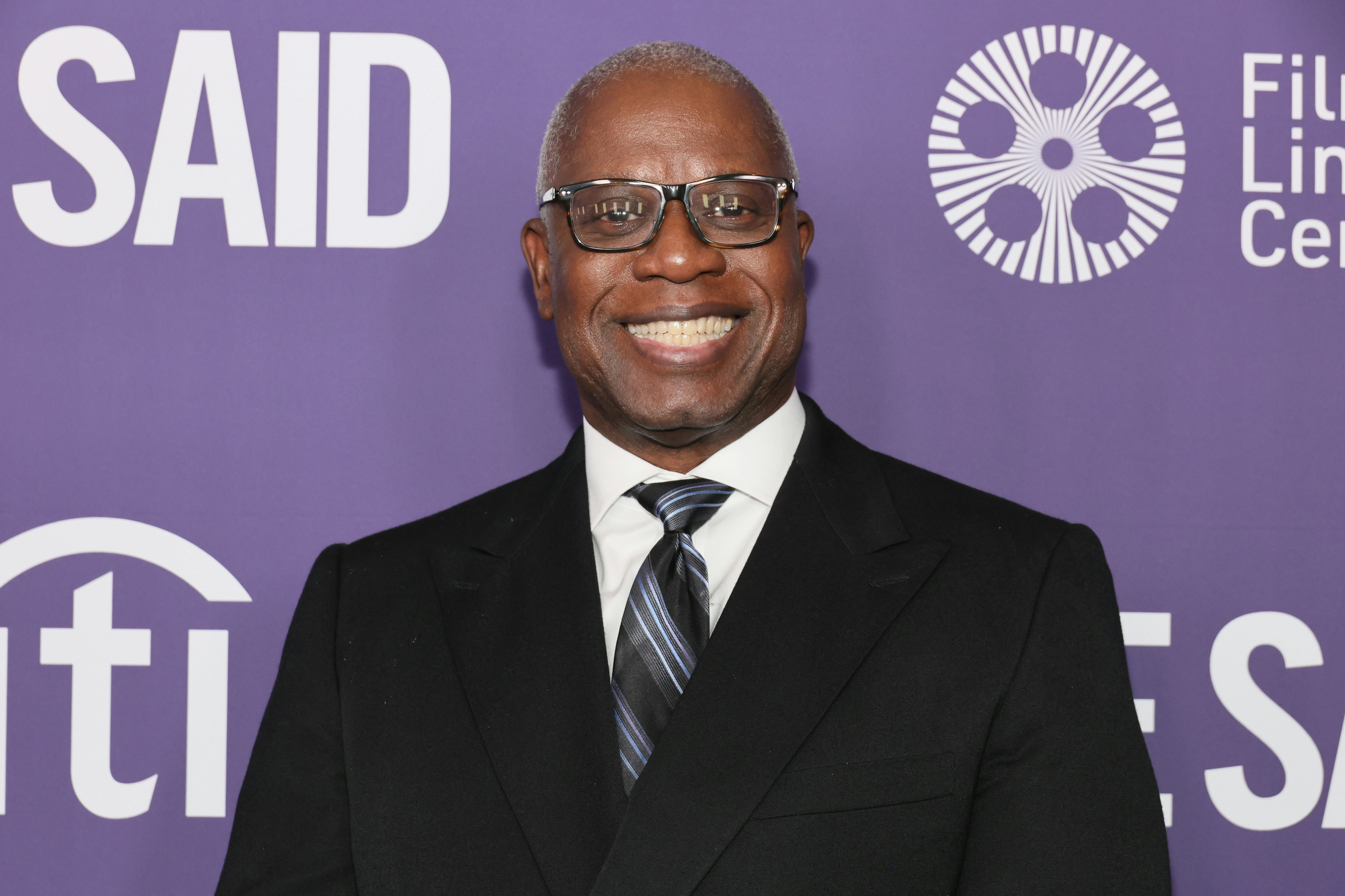 Andre Braugher on the red carpet.
