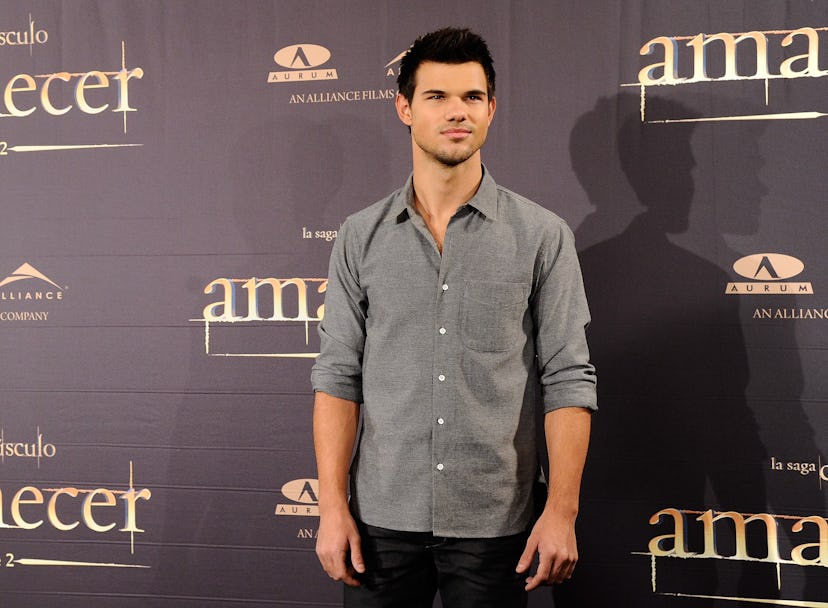 Taylor Lautner at a ‘Twilight’ premiere