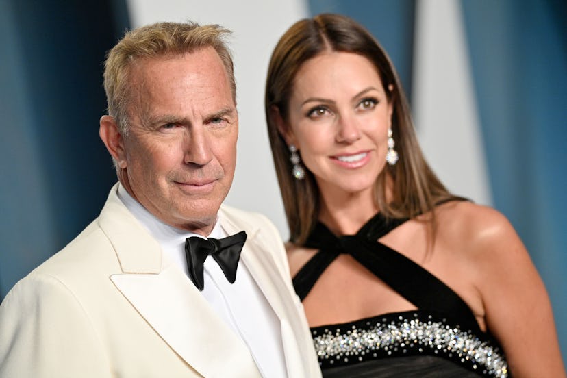 Kevin Costner and Christine Baumgartner.
