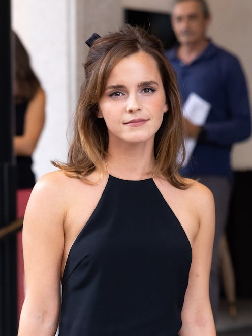 Emma Watson ribbon bow hairstyle