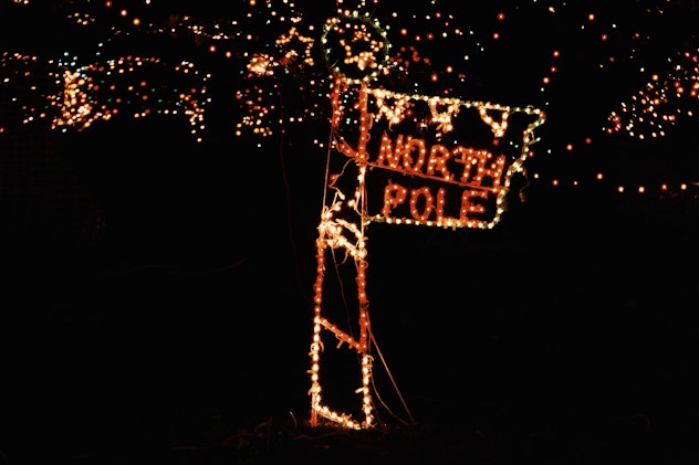 north pole image in roundup of christmas dad jokes