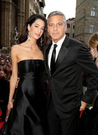 Amal Clooney and George Clooney couple debut 2014