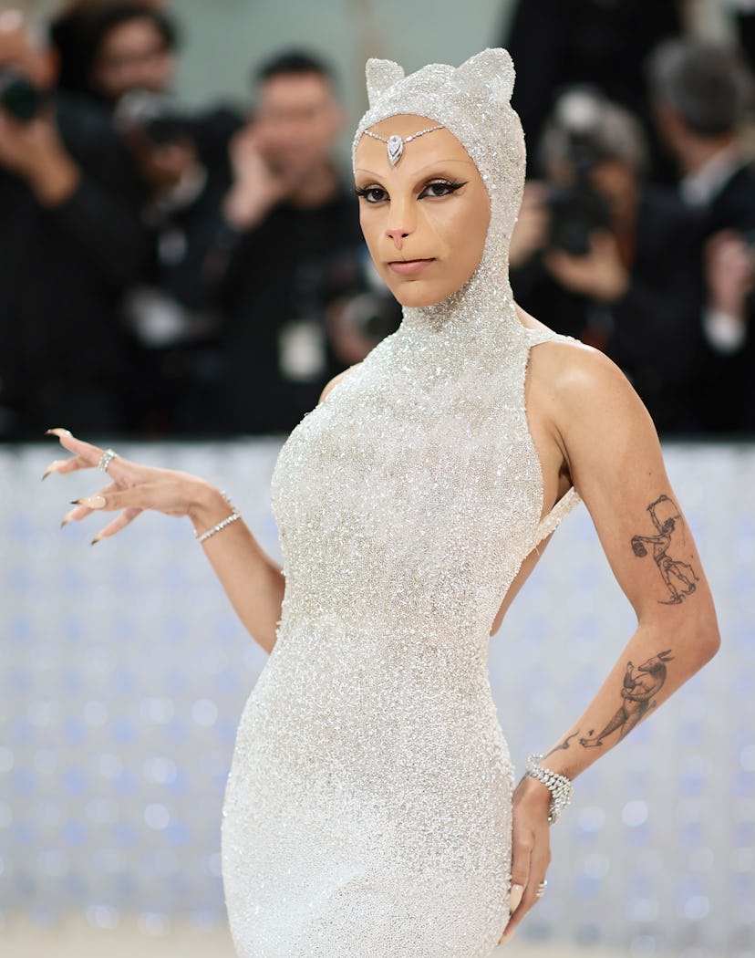 NEW YORK, NEW YORK - MAY 01: Doja Cat attends The 2023 Met Gala Celebrating “Karl Lagerfeld: A Line …
