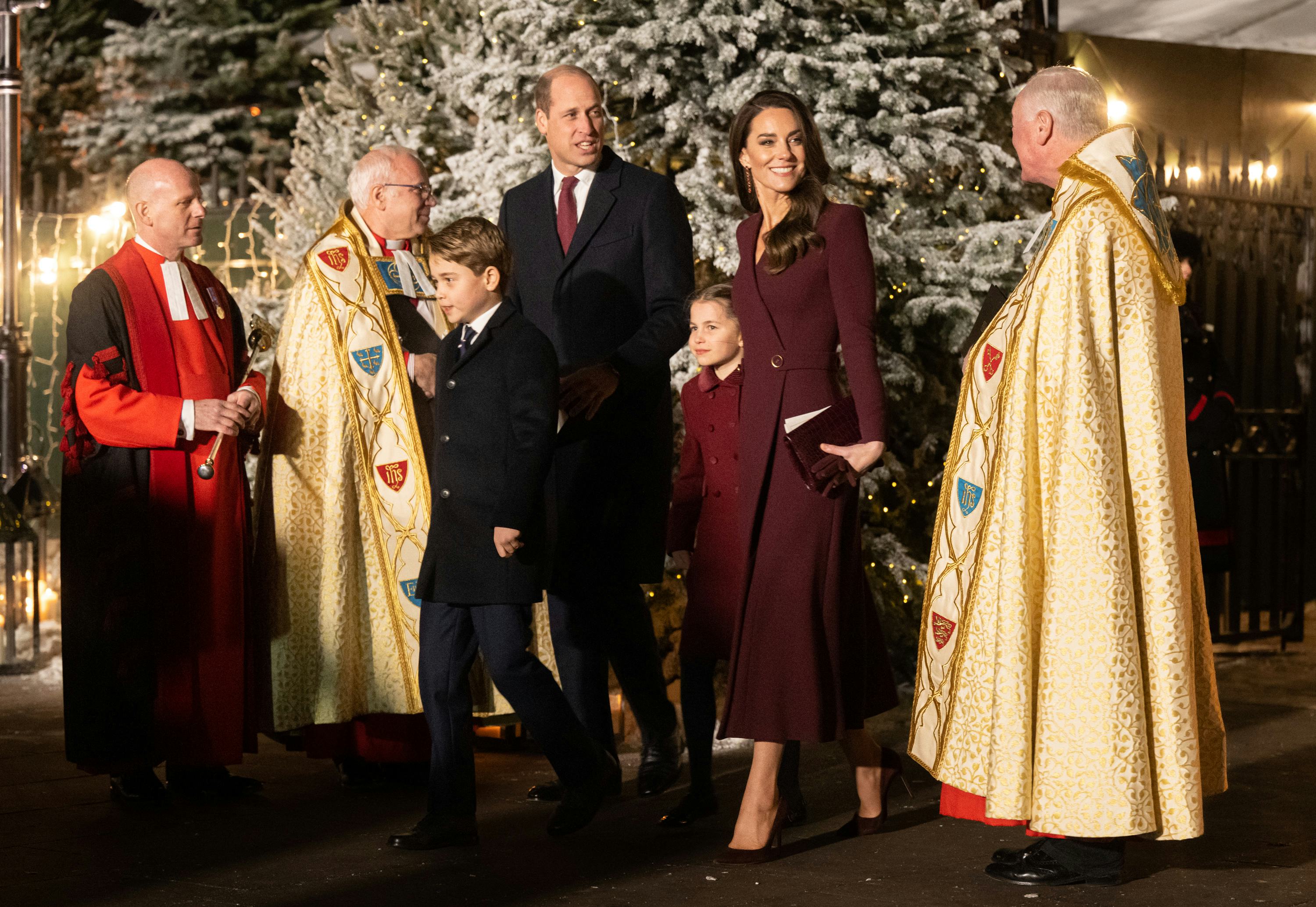 Prince George of Wales,  Prince William, Prince of Wales, Princess Charlotte of Wales and Catherine,&hellip;