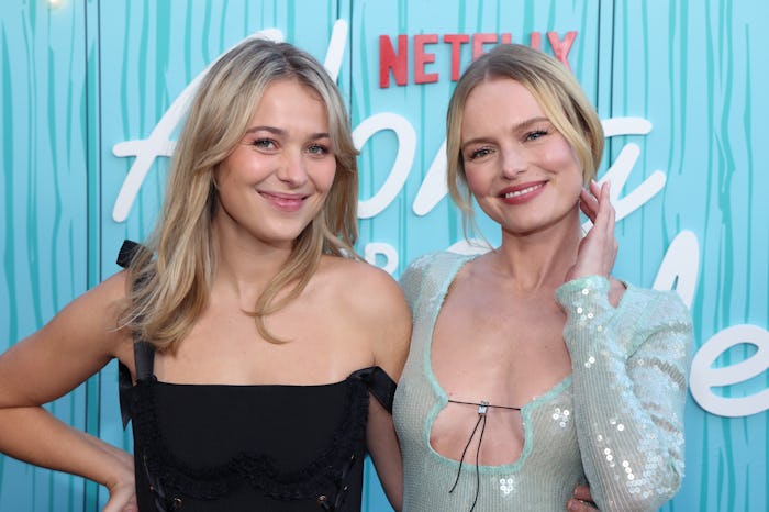 PACIFIC PALISADES, CALIFORNIA - MAY 03: Jasper Polish (L) and Kate Bosworth attend the Netflix prem...