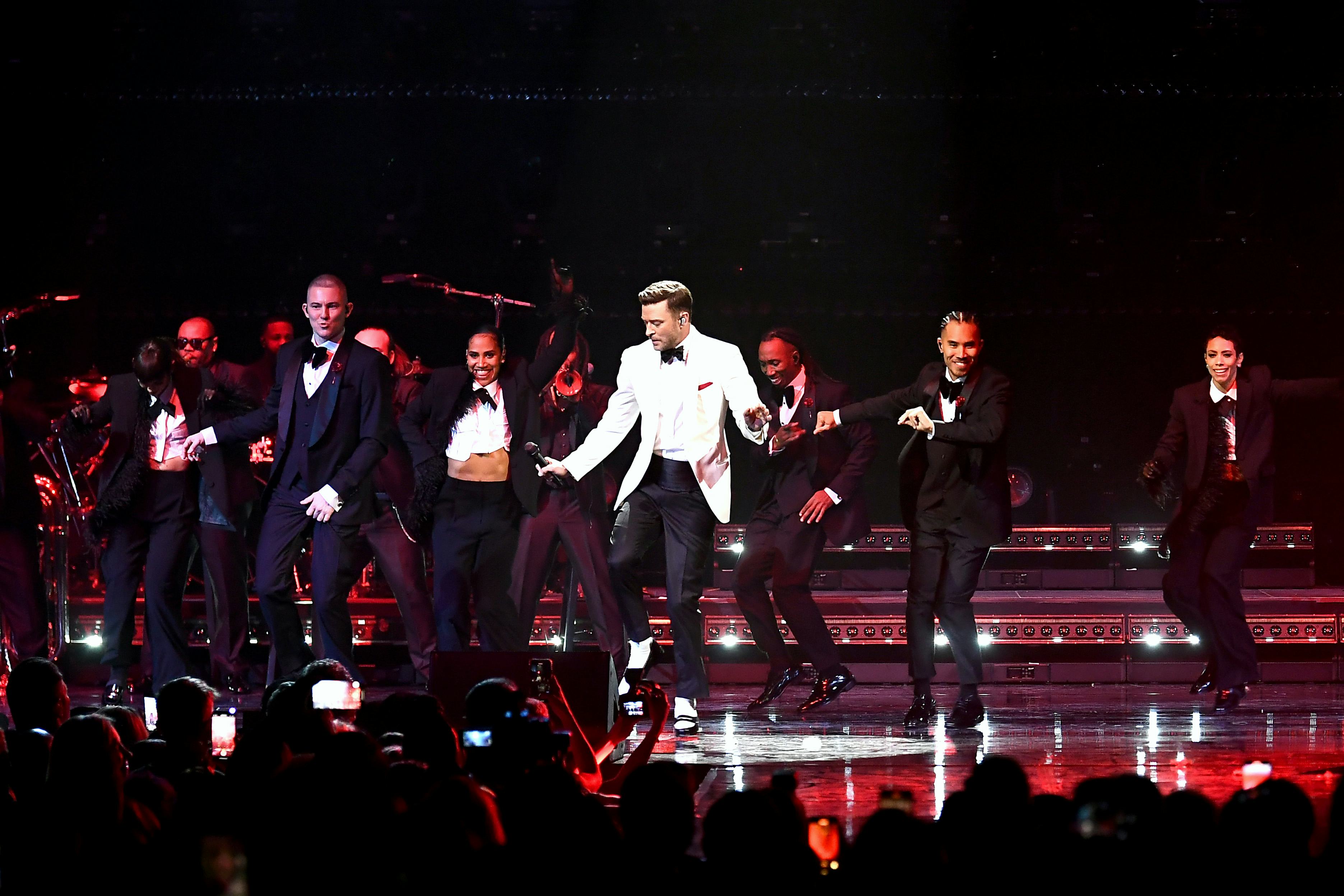 Justin Timberlake performs