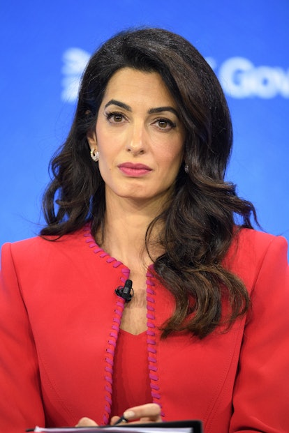 Amal Clooney arched brows at at the Global Conference on Press Freedom 2019