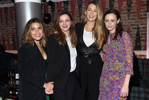 America Ferrera, Amber Tamblyn, Blake Lively and Alexis Bledel (Photo by Clint Spaulding/WWD/Penske ...