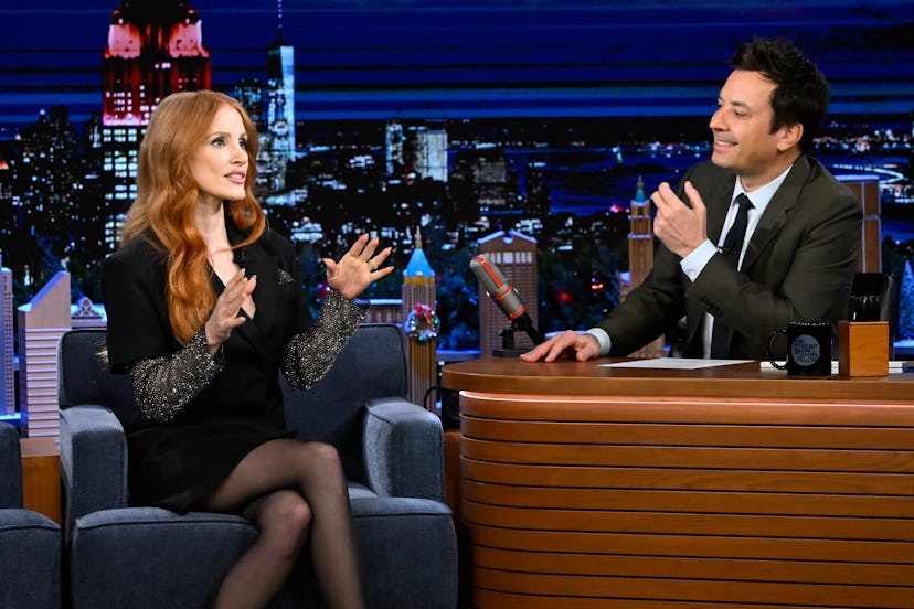 Jessica Chastain talked about her friendship with Taylor Swift during an appearance on ‘The Tonight …
