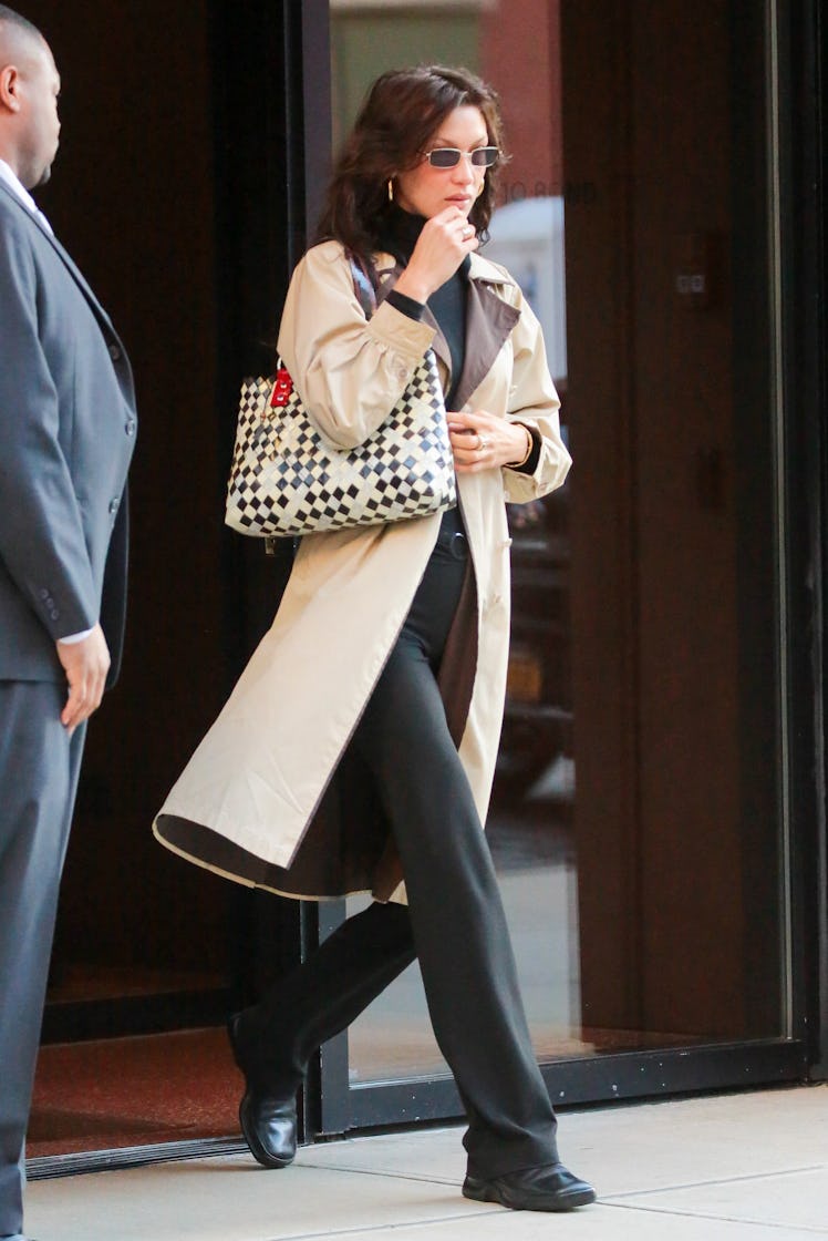 Bella Hadid is seen on December 13, 2023 in New York City.