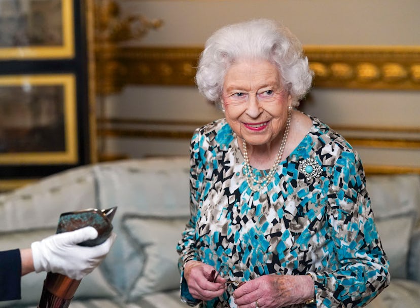 Queen Elizabeth II in 2021.