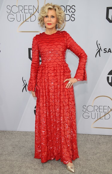 jane Fonda attends the 25th Annual Screen Actors Guild Awards 