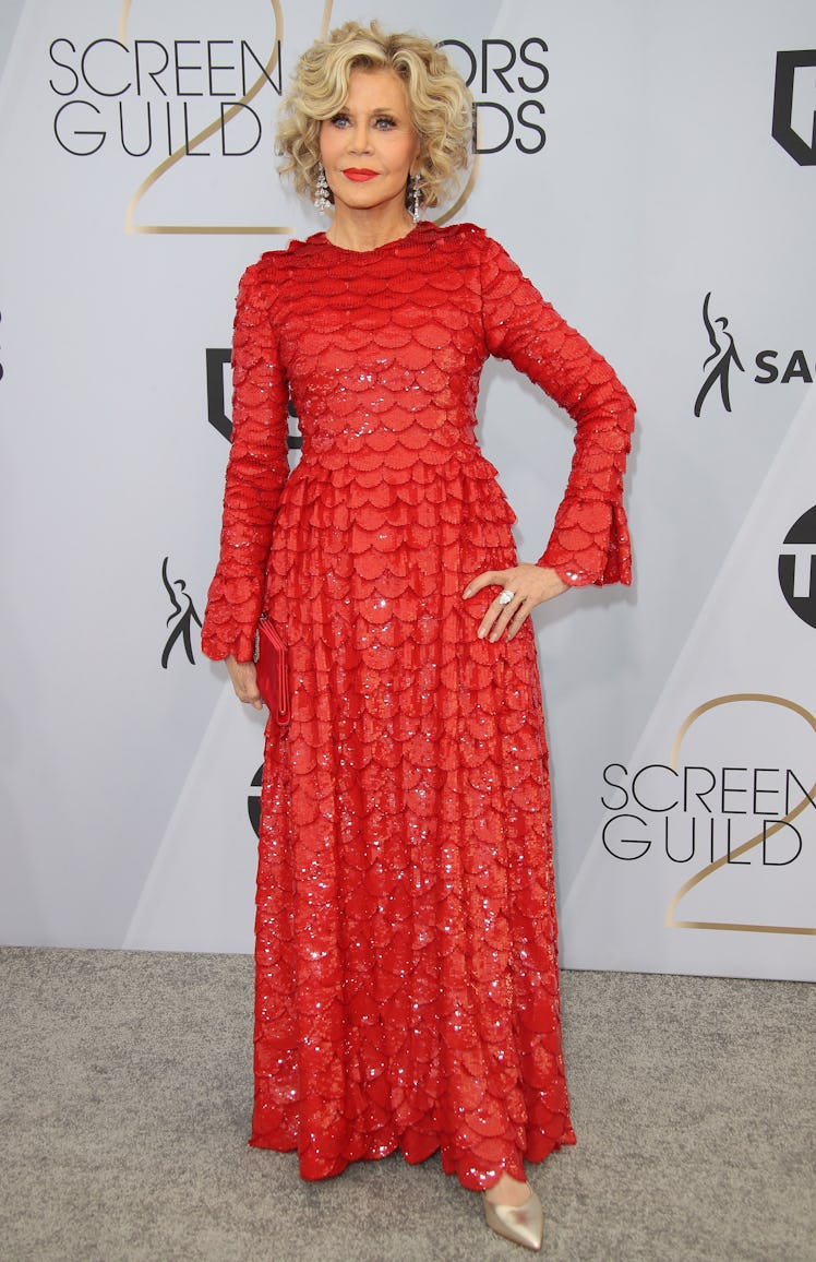 jane Fonda attends the 25th Annual Screen Actors Guild Awards 