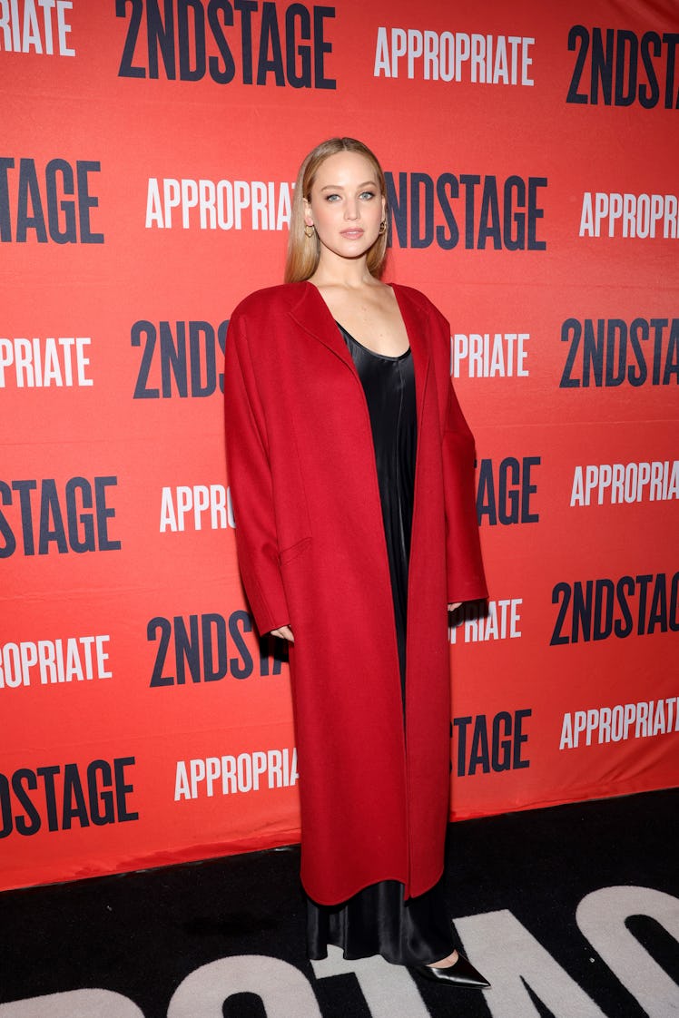 Jennifer Lawrence attends "Appropriate" Broadway Opening Night at Hayes Theater on December 18, 2023...