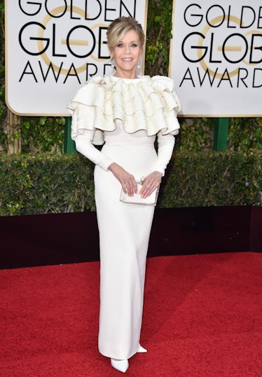 Jane Fonda attends the 73rd Annual Golden Globe Awards 