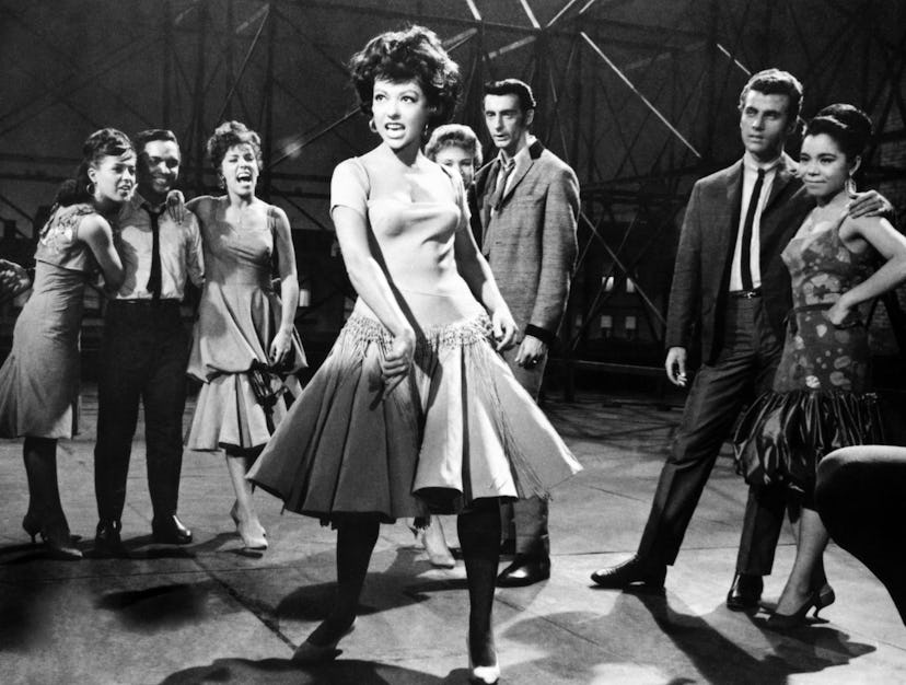 Rita Moreno plays Anita in 1961's 'West Side Story,' a role adopted by Ariana DeBose in 2021.