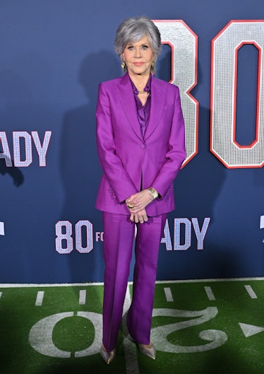 Jane Fonda attends the Los Angeles Premiere Screening of Paramount Pictures' "80 For Brady" 