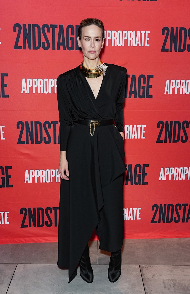 Sarah Paulson attends the "Appropriate" Broadway opening night afterparty at Hayes Theater on Decemb...