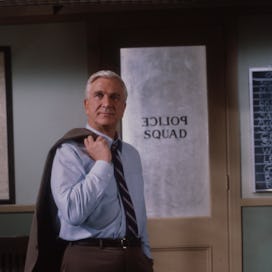 Los Angeles, CA - 1982: Leslie Nielsen appearing in the ABC-TV series 'Police Squad'. (Photo by Amer...