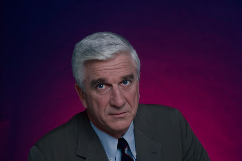 Los Angeles, CA - 1982: Leslie Nielsen promotional photo for the ABC-TV series 'Police Squad'. (Phot...