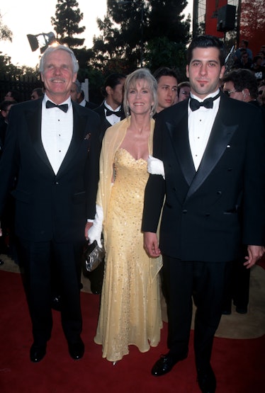 Ted Turner, Jane Fonda and Troy Garity during The 69th Annual Academy Awards 