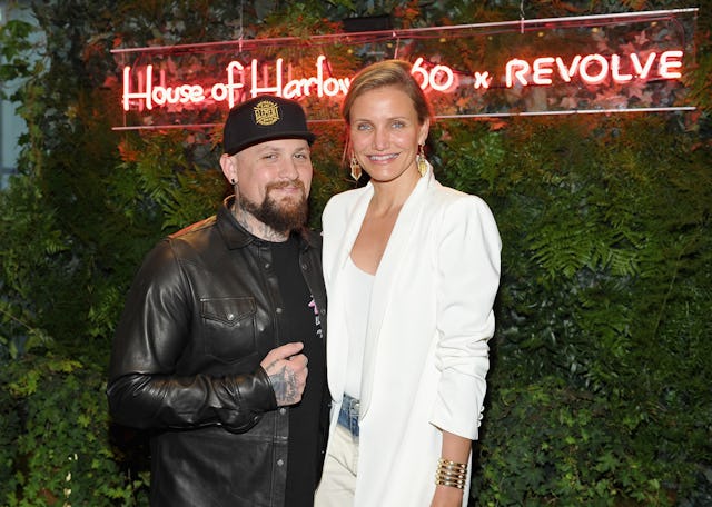 Guitarist Benji Madden and actress Cameron Diaz attend House of Harlow 1960 x REVOLVE on June 2, 201...