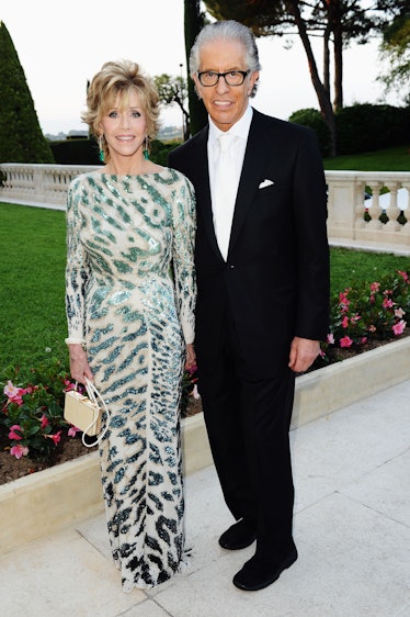 Jane Fonda and Richard Perry attend amfAR's Cinema Against AIDS Gala 