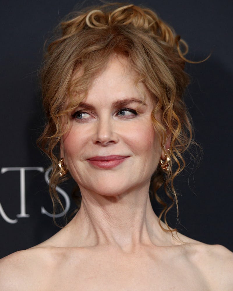 Nicole Kidman curly updo