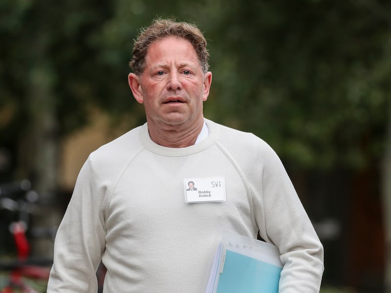 SUN VALLEY, ID - JULY 10: Bobby Kotick, chief executive officer of Activision Blizzard, attends the...