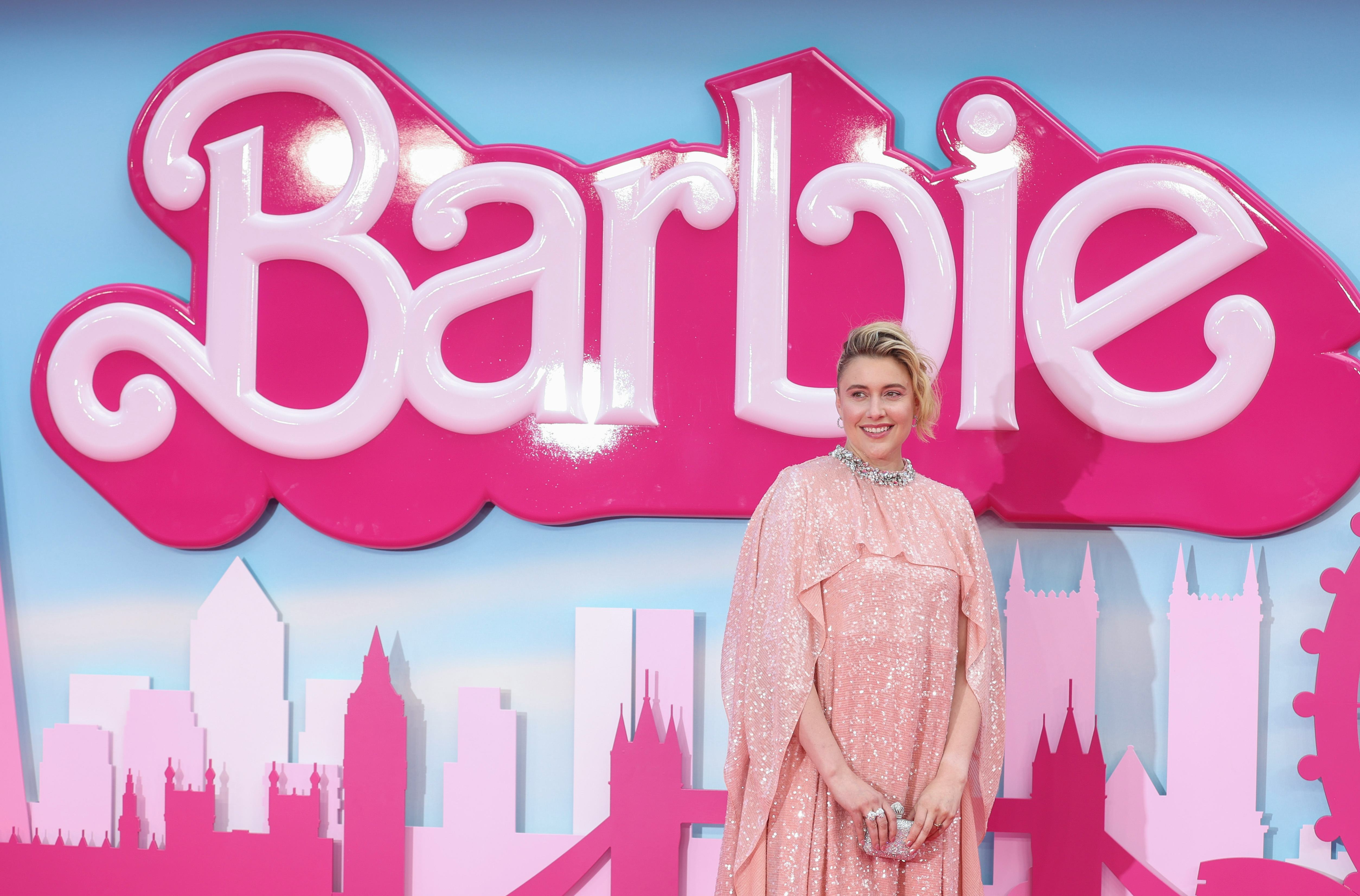 Greta Gerwig attends the &lsquo;Barbie&rsquo; European Premiere.