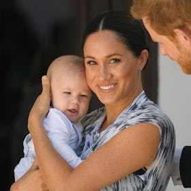 CAPE TOWN, SOUTH AFRICA - SEPTEMBER 25: Prince Harry, Duke of Sussex and Meghan, Duchess of Sussex a...
