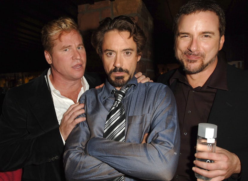 Val Kilmer, Robert Downey Jr., and writer-director Shane Black (Photo by M. Caulfield/WireImage)