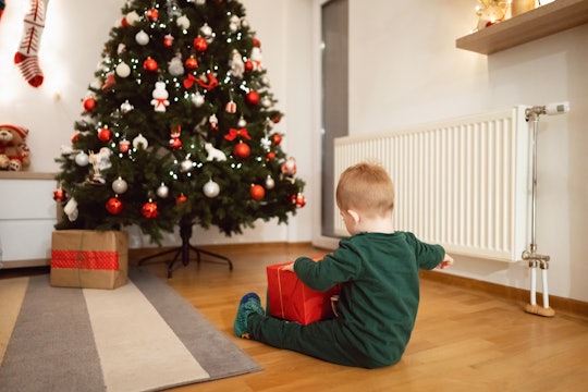A toddler opened all of his family's Christmas gifts at 3 in the morning.