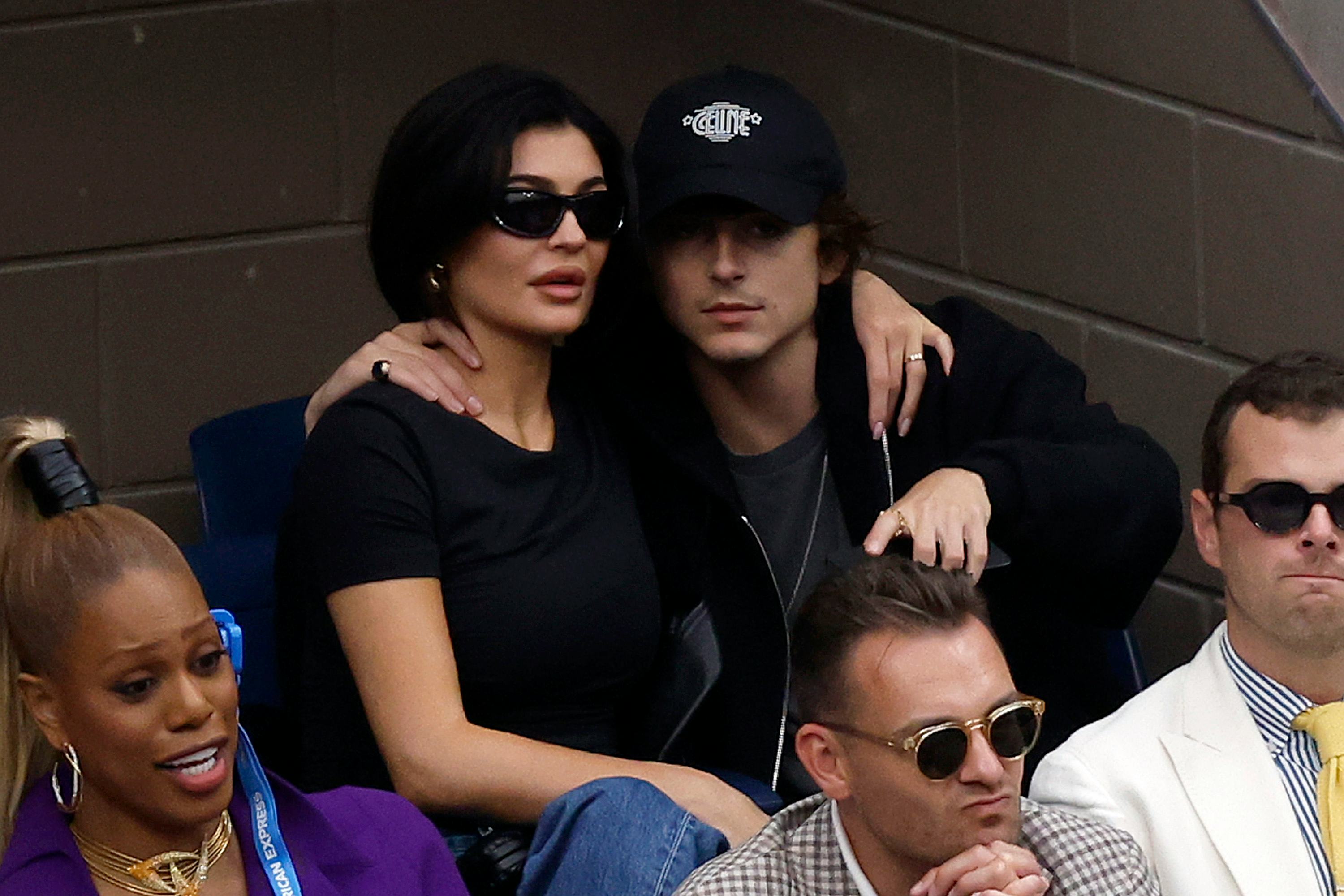 Kylie Jenner and actor Timothée Chalamet.
