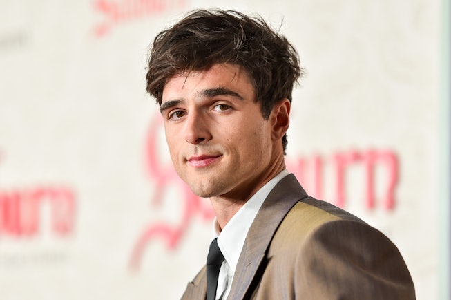 Jacob Elordi at the premiere of "Saltburn" held at The Theatre at Ace Hotel on November 14, 2023 in ...