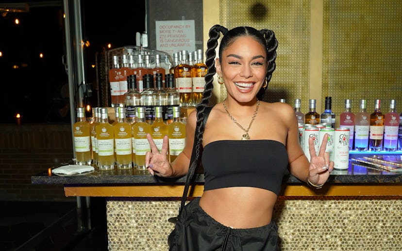 NEW YORK, NEW YORK - SEPTEMBER 18: Vanessa Hudgens attends Thomas Ashbourne Craft Spirits And Fleish...