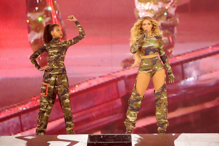 Blue Ivy got told by her mom.