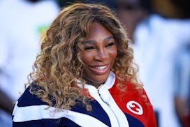 FORT LAUDERDALE, FLORIDA - JULY 21: WTA tennis player Serena Williams reac during the Leagues Cup 20...